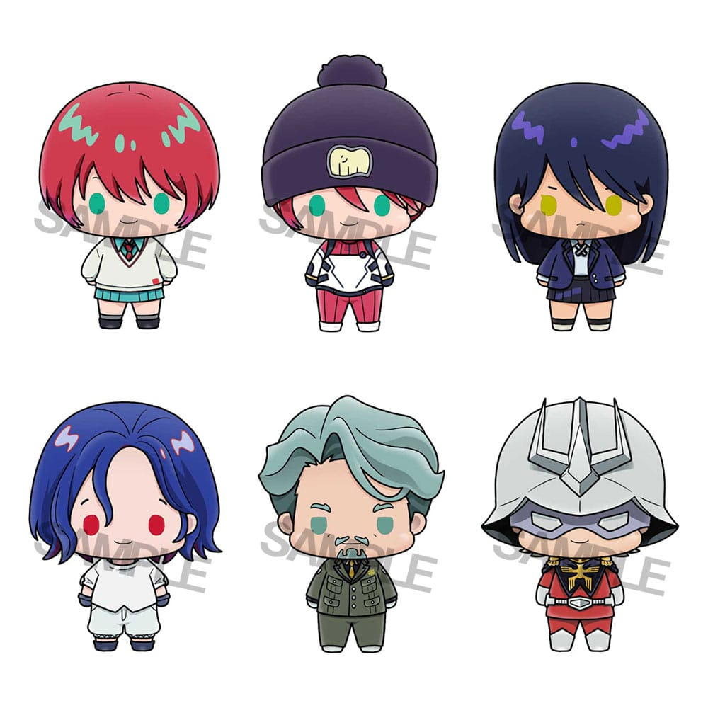 Mobile Suit Gundam GQuuuuuuX Chokorin Mascot Series Trading Figure 6-Pack