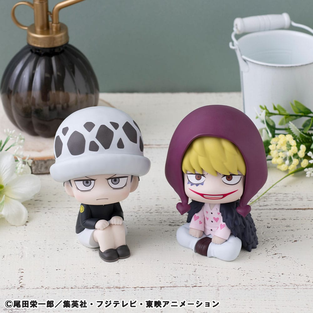 One Piece Look Up Figure Trafalgar Law Childhood Ver & Corazon (With Gift)