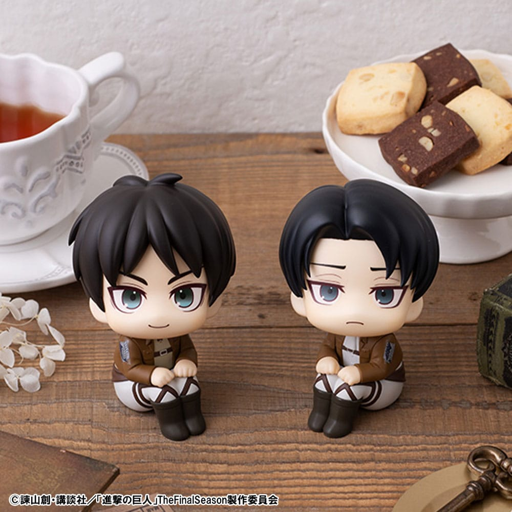 Attack on Titan Look Up Figure Eren Jaeger & Levi (With Gift)