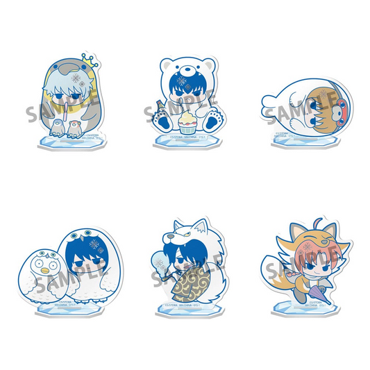Gintama Acrylic Stand Prince Hata & Animals of Ice 6 - (Complete Box)