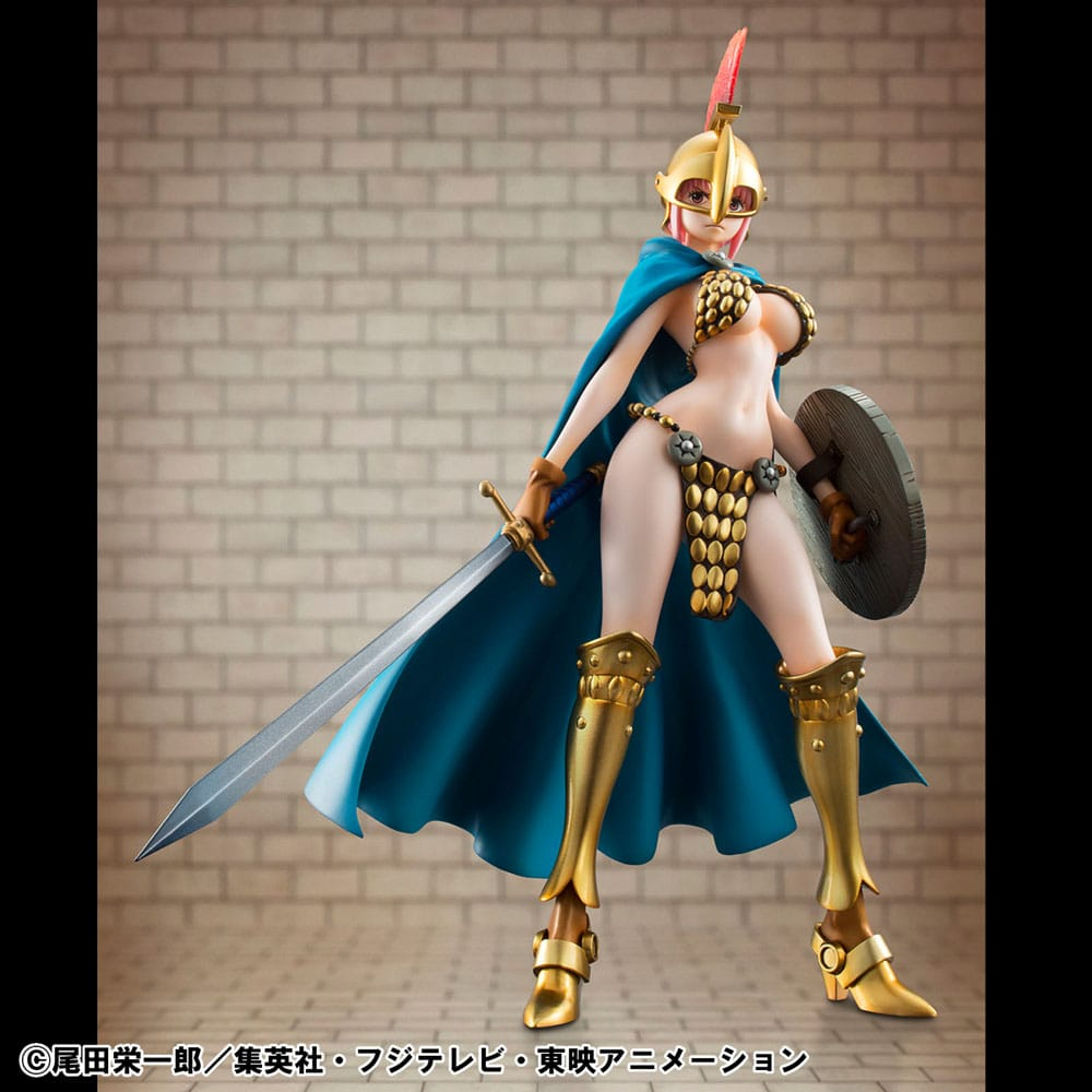 One Piece Portrait Of Pirates Statue Gladiator Rebecca Sailing Again Super Limited Reprint Ver