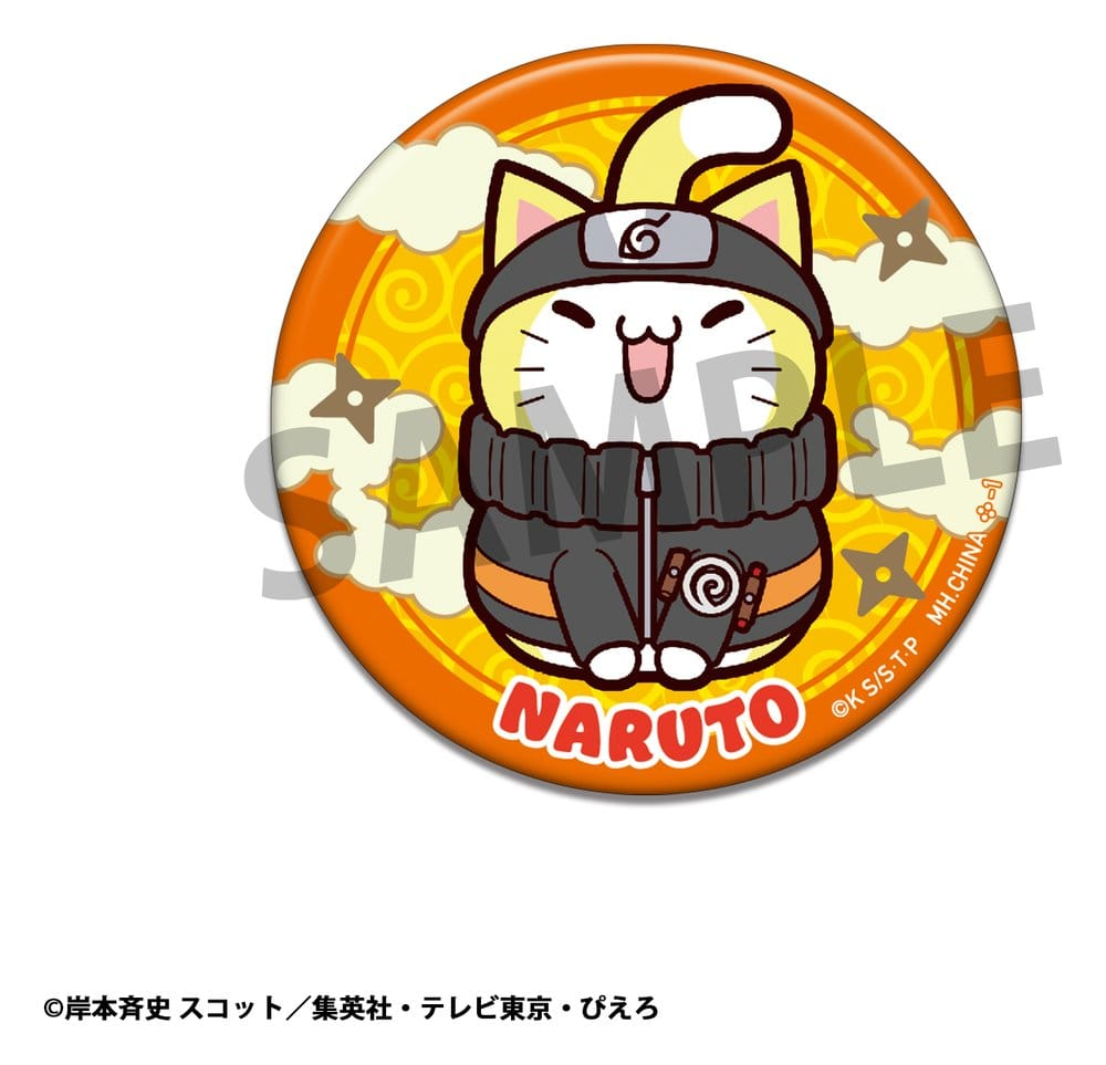 Naruto Shippuden Mega Cat Project Nyaruto! Blind Box Enamel Pin Badge Vol. 2 - (COMPLETE BOX)