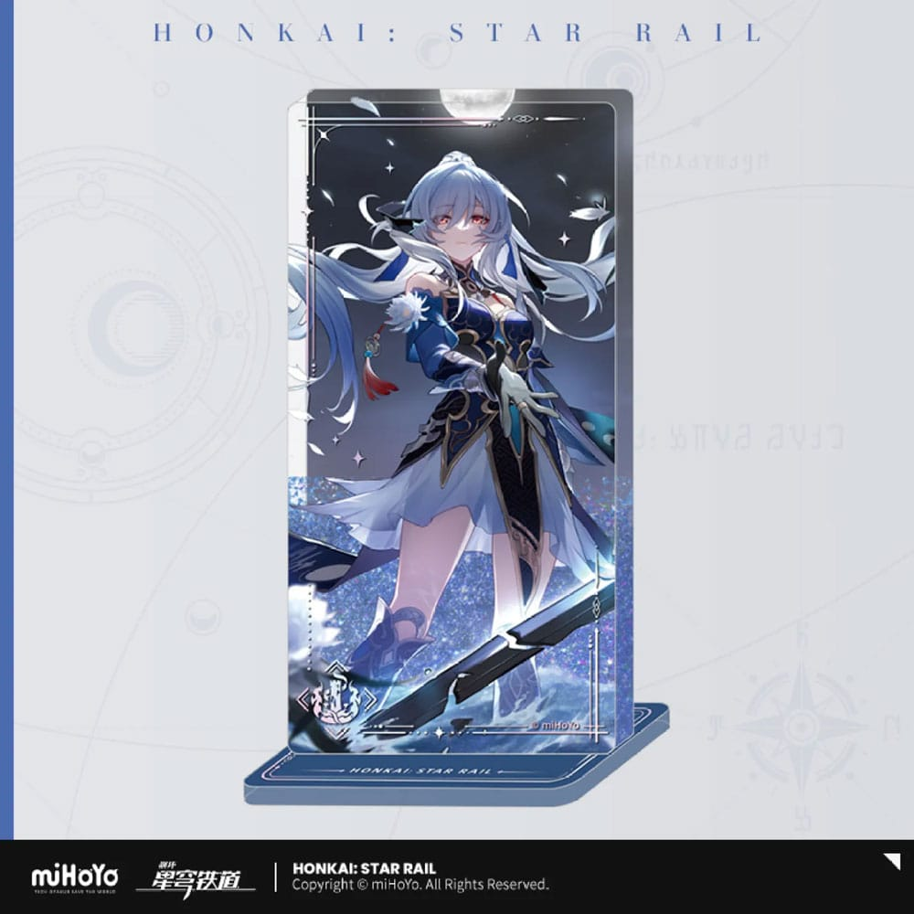 Honkai: Star Rail Light Cone Acrylic Ornament with Glitter: Jingliu I shall be my own Sword