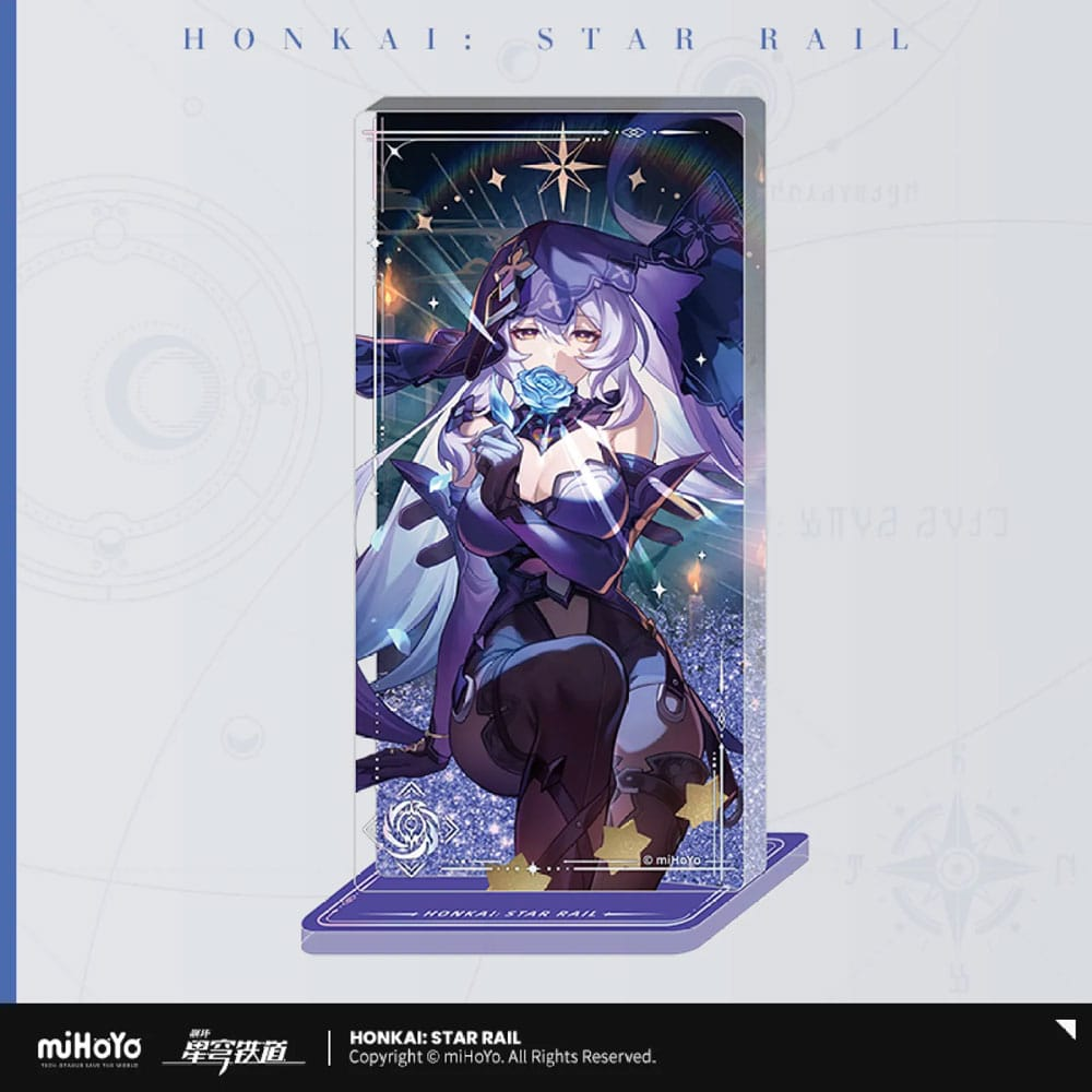 Honkai: Star Rail Light Cone Acrylic Ornament with Glitter: Black Swan Reforged Remembrance