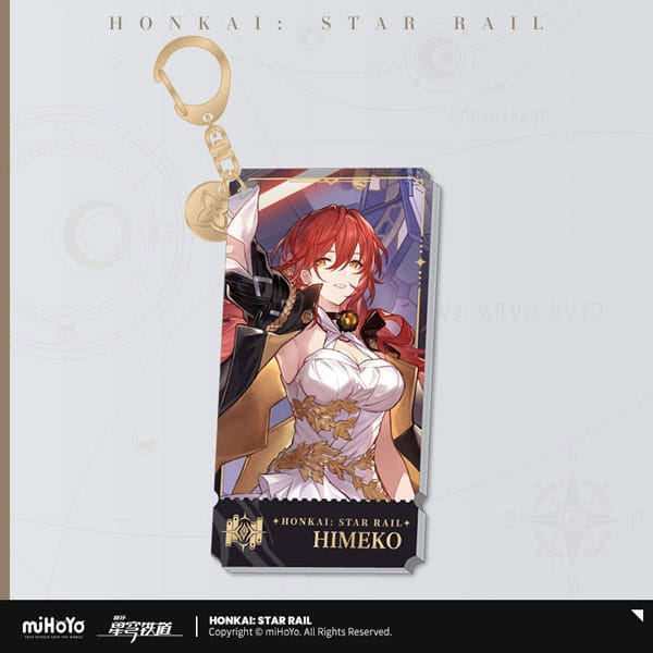 Honkai Star Rail Acrylic Keychain Himeko