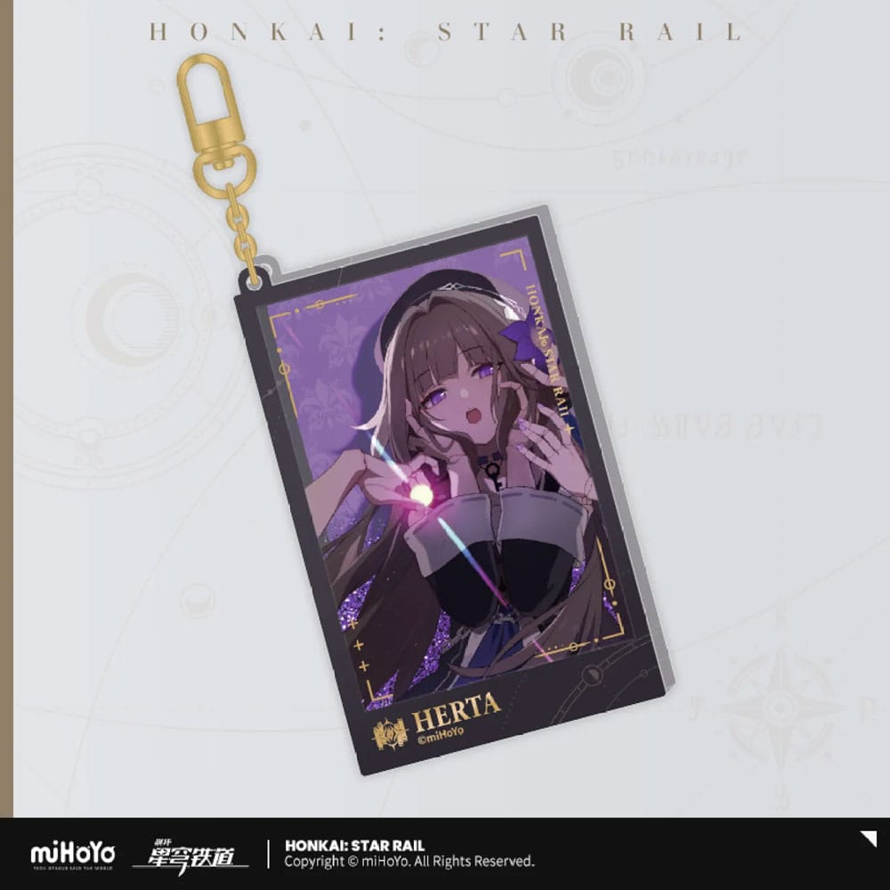 Honkai: Star Rail Countdown Departure Series Acrylic Keychain Herta Glitter