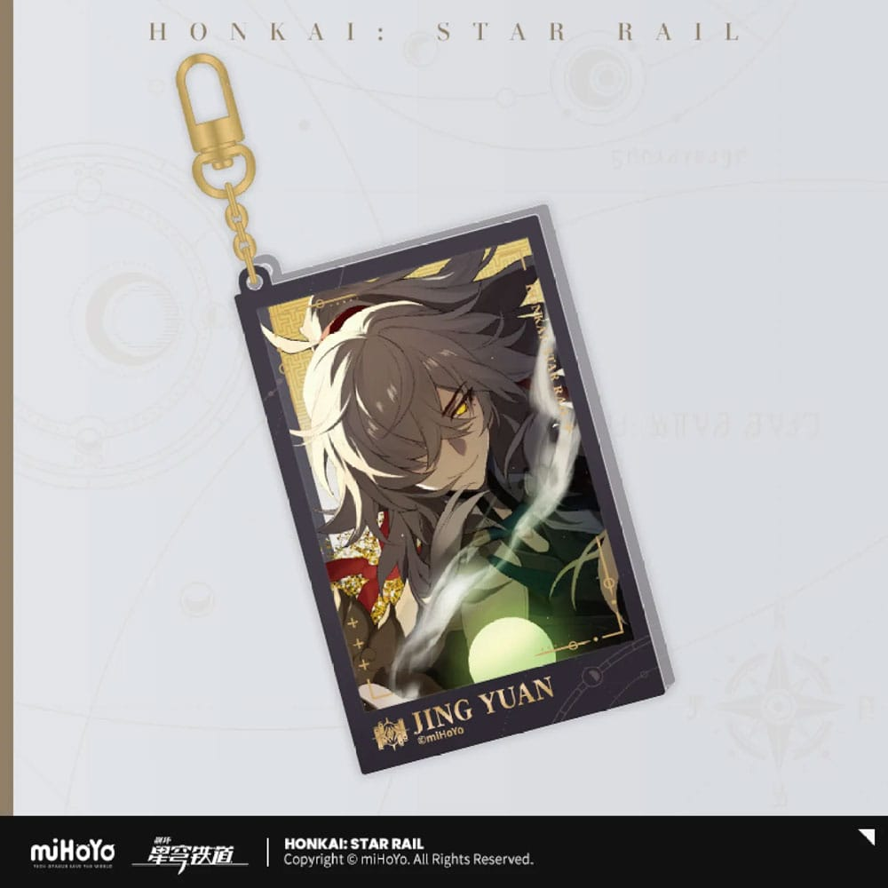 Honkai: Star Rail Countdown Departure Series Acrylic Keychain Jing Yuan Glitter