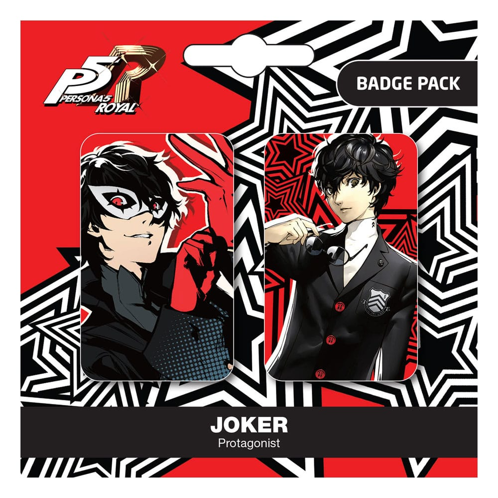 Persona 5 Royal Pin Badge 2-Pack Joker / Protagonist
