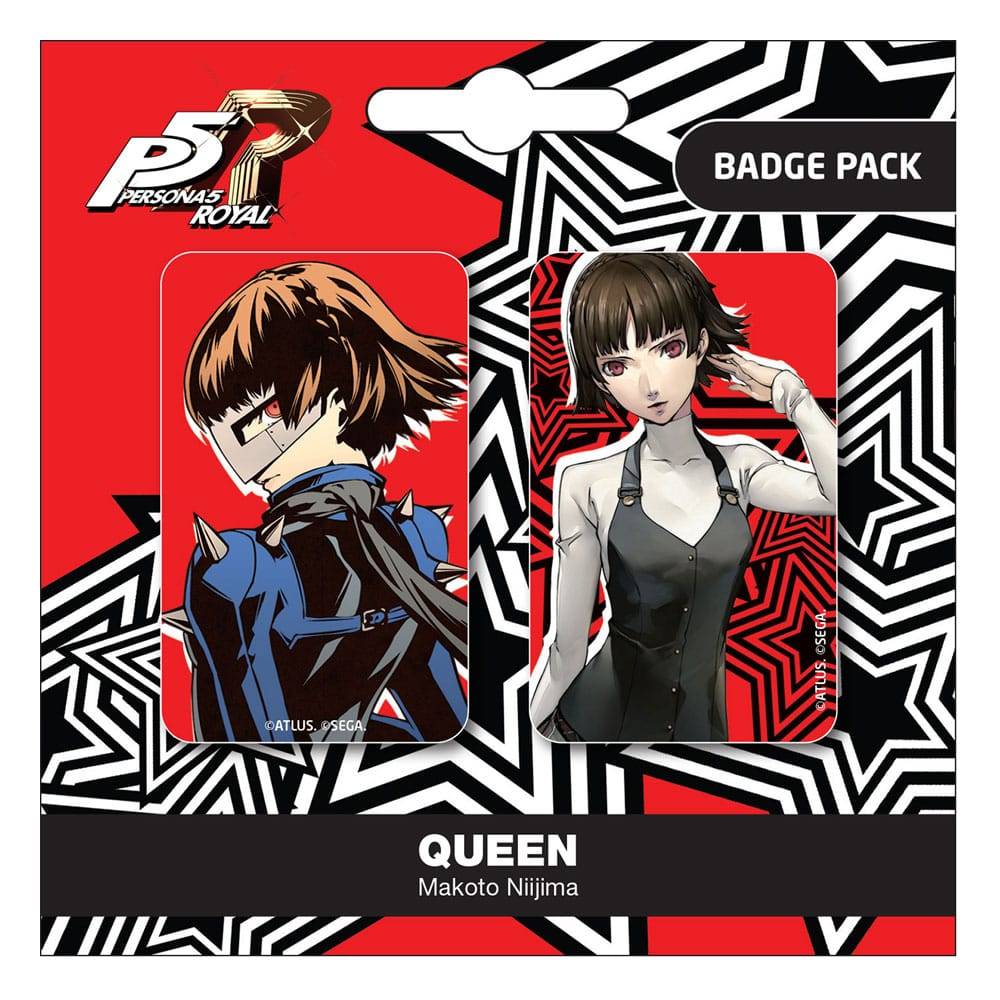 Persona 5 Royal Pin Badge 2-Pack Queen / Makoto Niijima