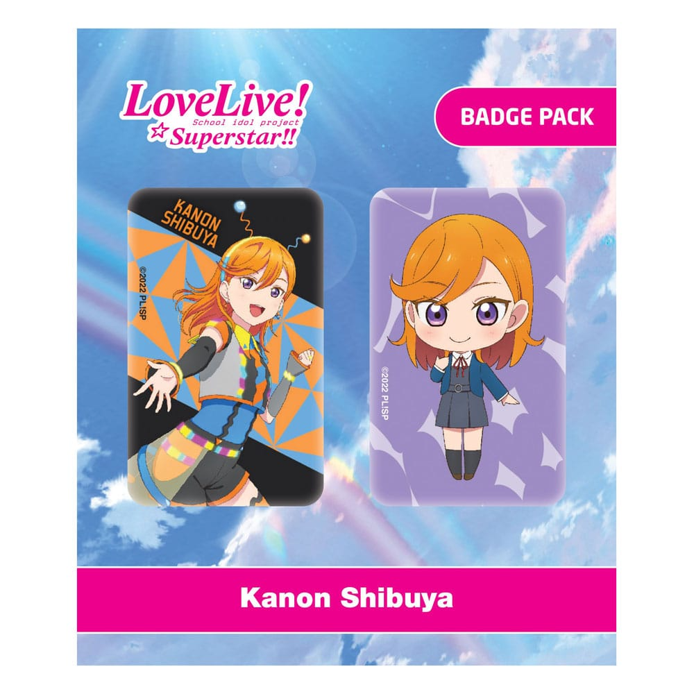Love Live! Superstar!! Pin Badge 2-Pack Kanon Shibuya