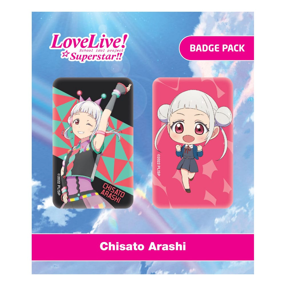Love Live! Superstar!! Pin Badge 2-Pack Chisato Arashi