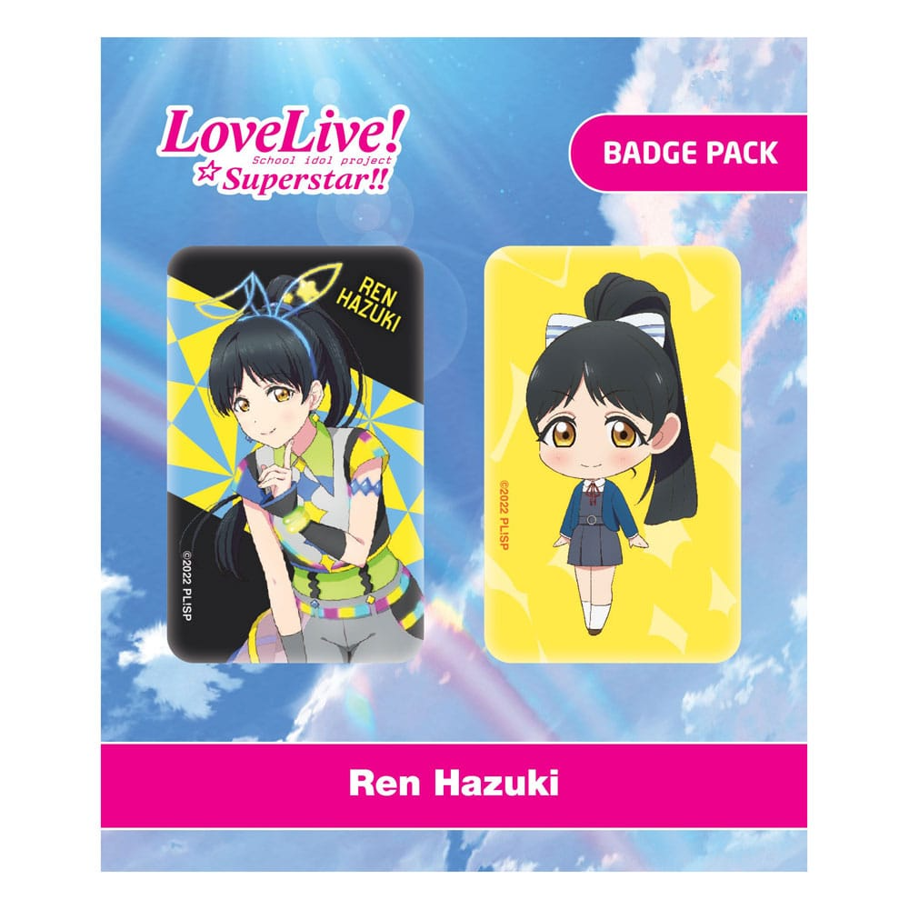 Love Live! Superstar!! Pin Badge 2-Pack Ren Hazuki