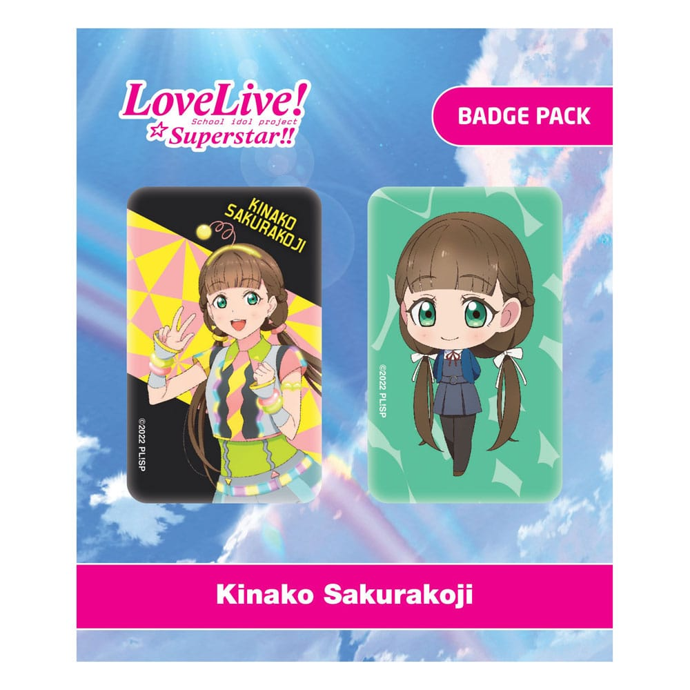 Love Live! Superstar!! Pin Badge 2-Pack Kinako Sakurakoji