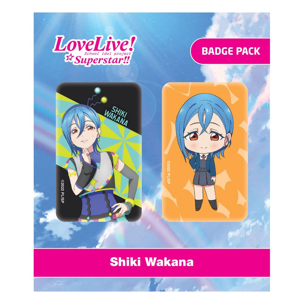 Love Live! Superstar!! Pin Badge 2-Pack Shiki Wakana