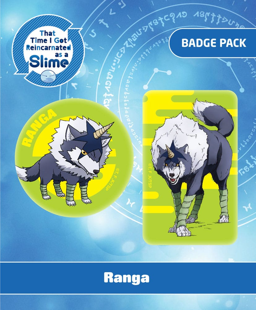 That Time I Got Reincarnated as a Slime Pin Badge 2-Pack Ranga