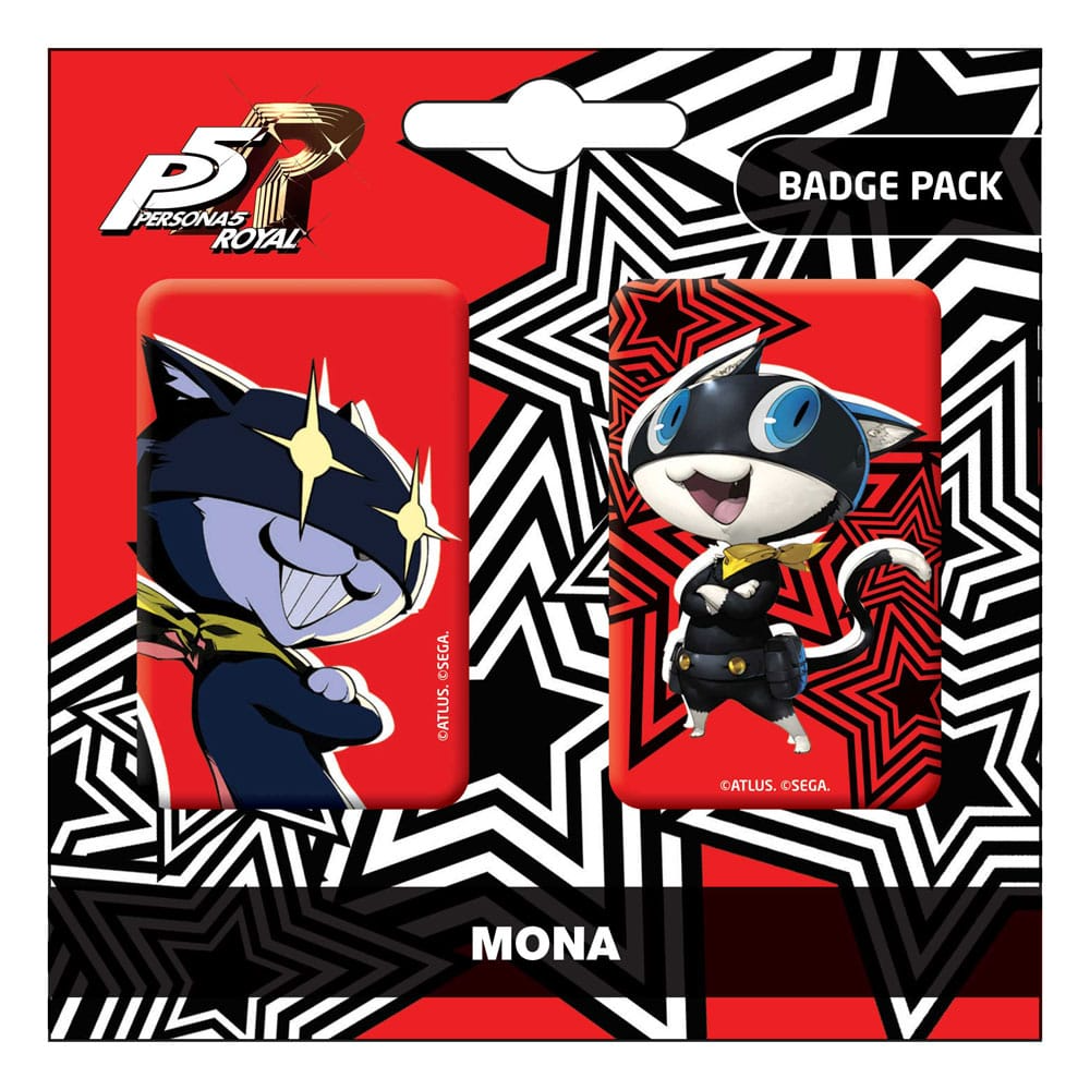 Persona 5 Royal Pin Badge 2-Pack Mona / Morgana