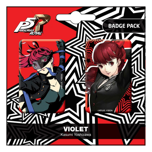 Persona 5 Royal Pin Badge 2-Pack Violet / Kasumi Yoshizawa