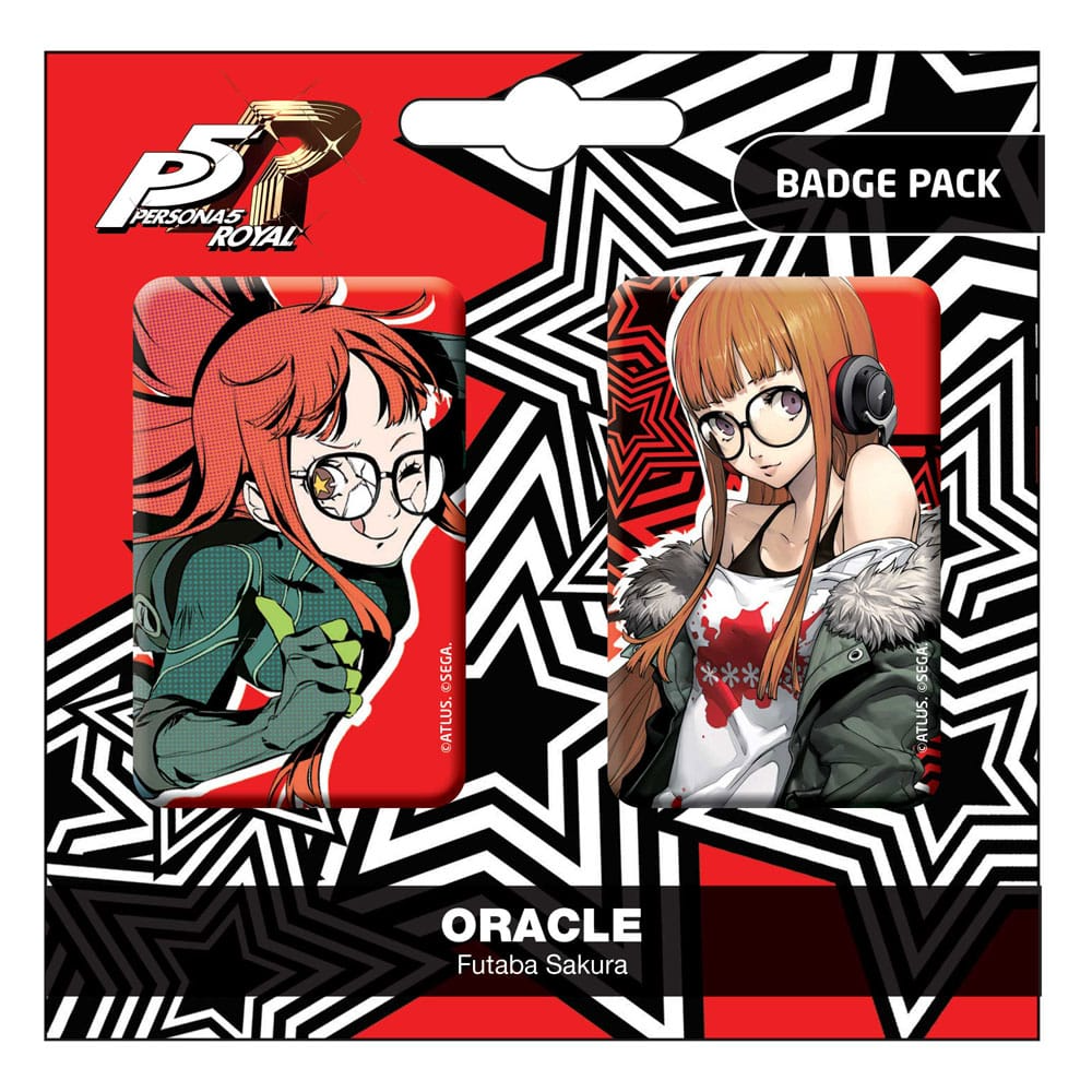 Persona 5 Royal Pin Badge 2-Pack Oracle / Futaba Sakura