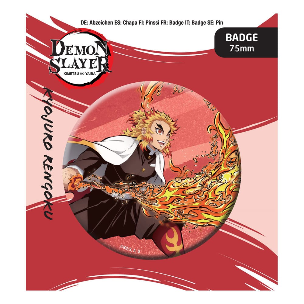 Demon Slayer Pin Badge Kyojuro Rengoku