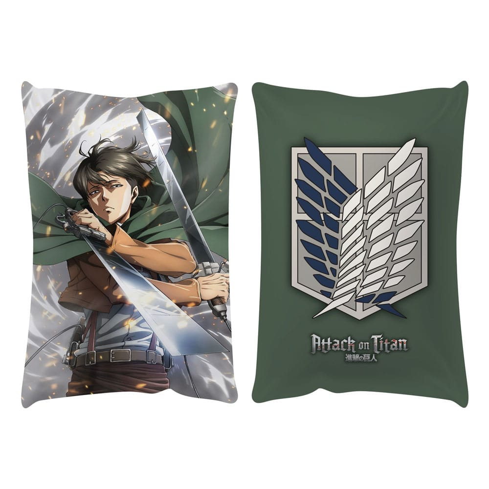 Attack on Titan Pillow Levi Ackerman Attacking