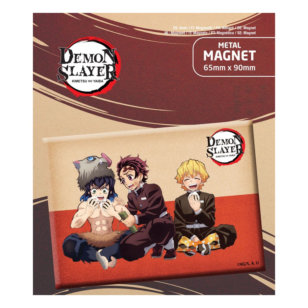 Demon Slayer Fridge Magnet Tanjiro, Inosuke, Zenitsu