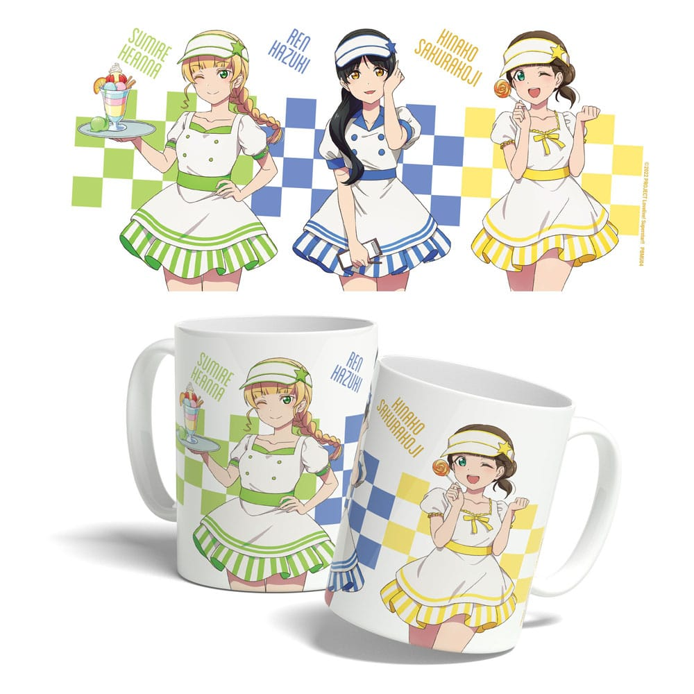 Love Live! Superstar!! Mug American Diner Sumire, Ren, Kinako
