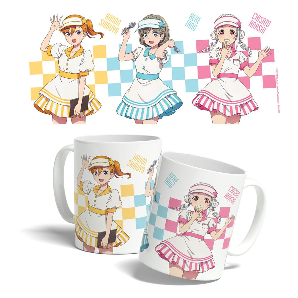 Love Live! Superstar!! Mug American Diner Kanon, Keke, Chisato