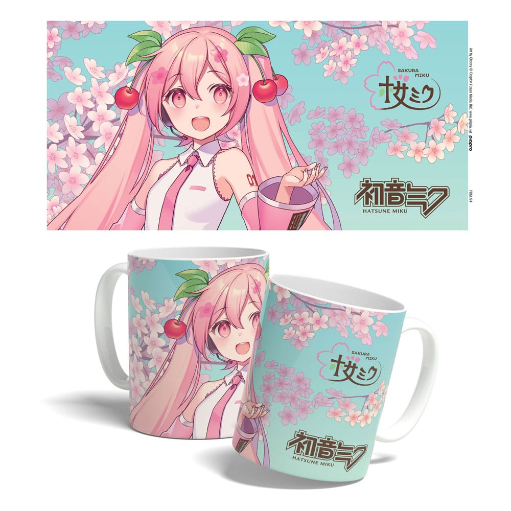 Hatsune Miku Mug Sakura Miku Cherry Blossom