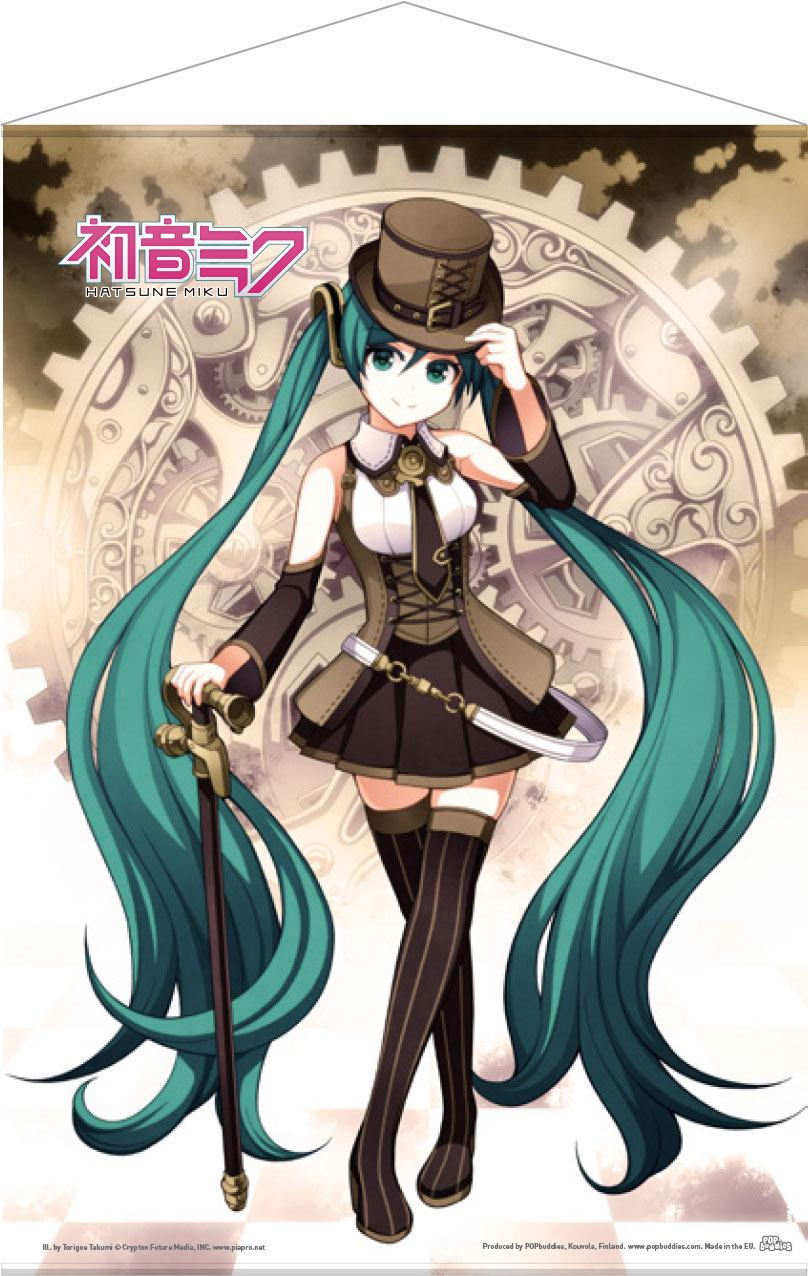 Hatsune Miku Wall Scroll Steampunk