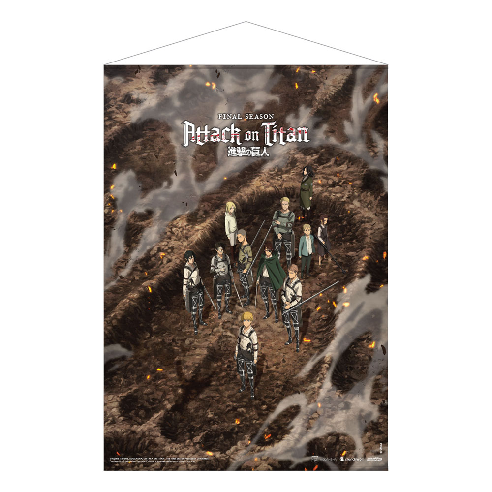 Attack on Titan The Final Season Wall Scroll Survey Corp