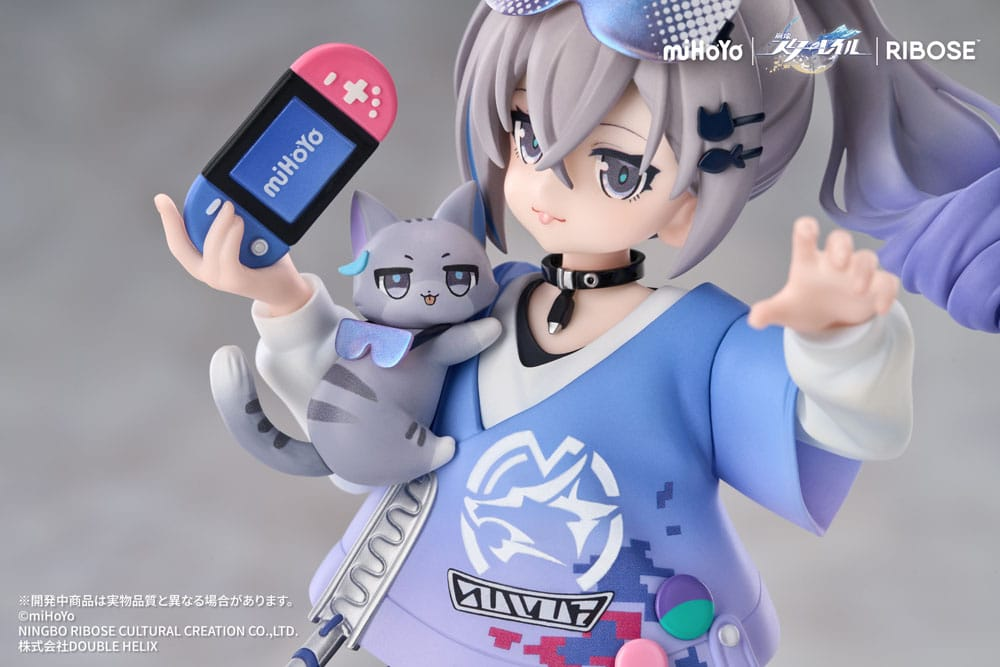Honkai: Star Rail Statue Rise Up Little Cat Series Silver Wolf