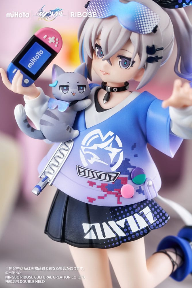 Honkai: Star Rail Statue Rise Up Little Cat Series Silver Wolf