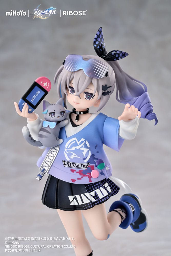 Honkai: Star Rail Statue Rise Up Little Cat Series Silver Wolf