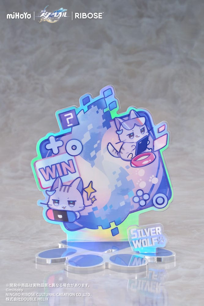 Honkai: Star Rail Statue Rise Up Little Cat Series Silver Wolf