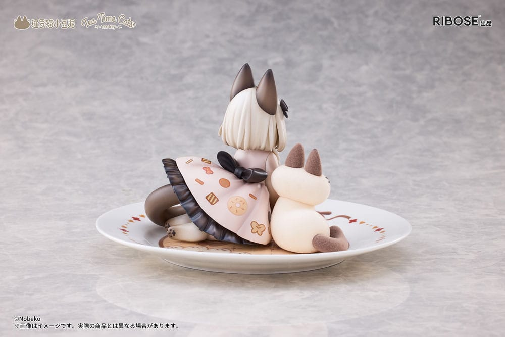 Decorated Life Collection Statue Tea Time Cats x Siamese Cat Azuki-san Friendship Collaboration Exclusive Set