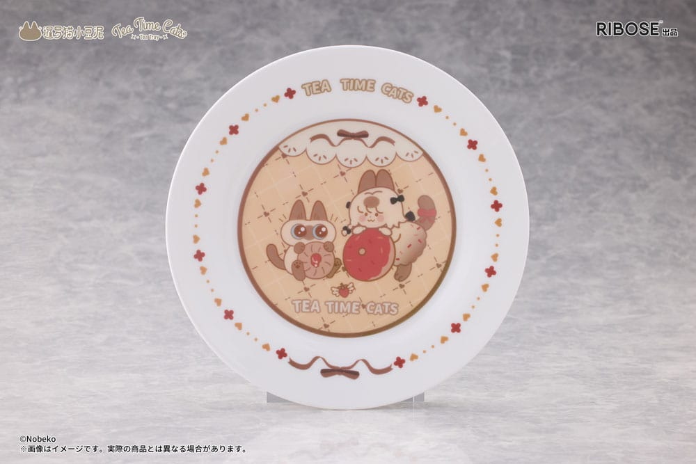 Decorated Life Collection Statue Tea Time Cats x Siamese Cat Azuki-san Friendship Collaboration Exclusive Set