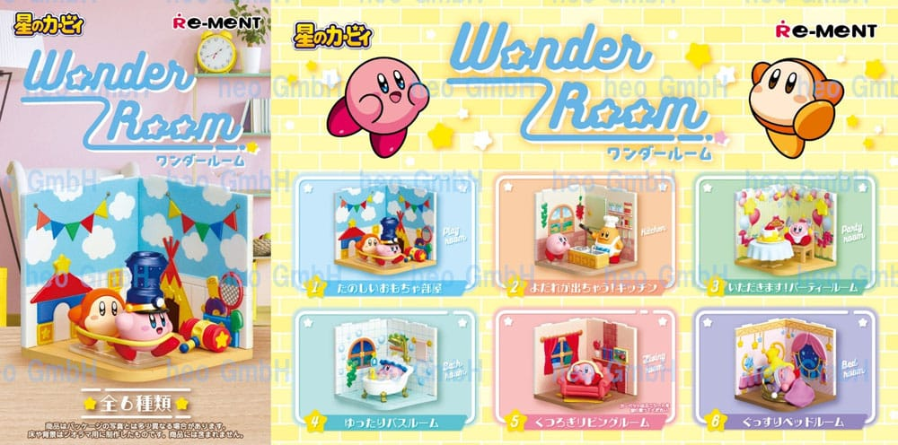 Re-Ment - Kirby of The Stars Blind Box Kirby's Wonder Room - (SINGLE BOX)