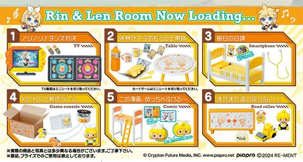 Vocaloid Mini Figures Rin & Len Room