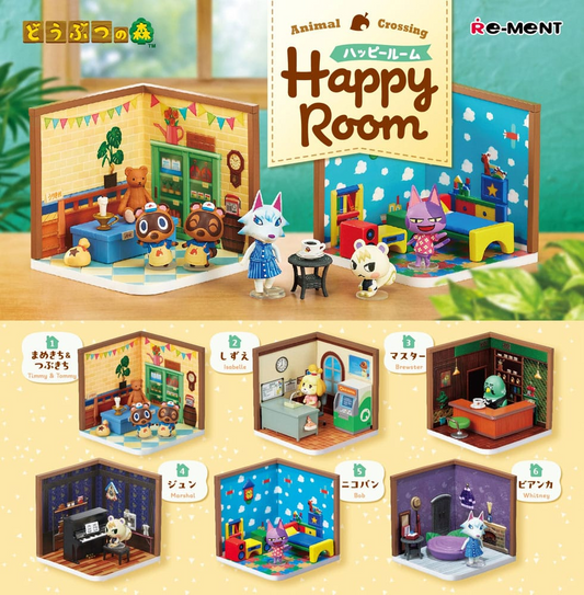 Re-Ment - Animal Crossing Blind Box Happy Room Series - (Single Box)