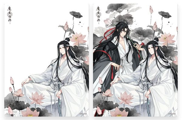 Grandmaster of Demonic Cultivation 3D Lenticular Card Wei Wuxian & Lan Wangji