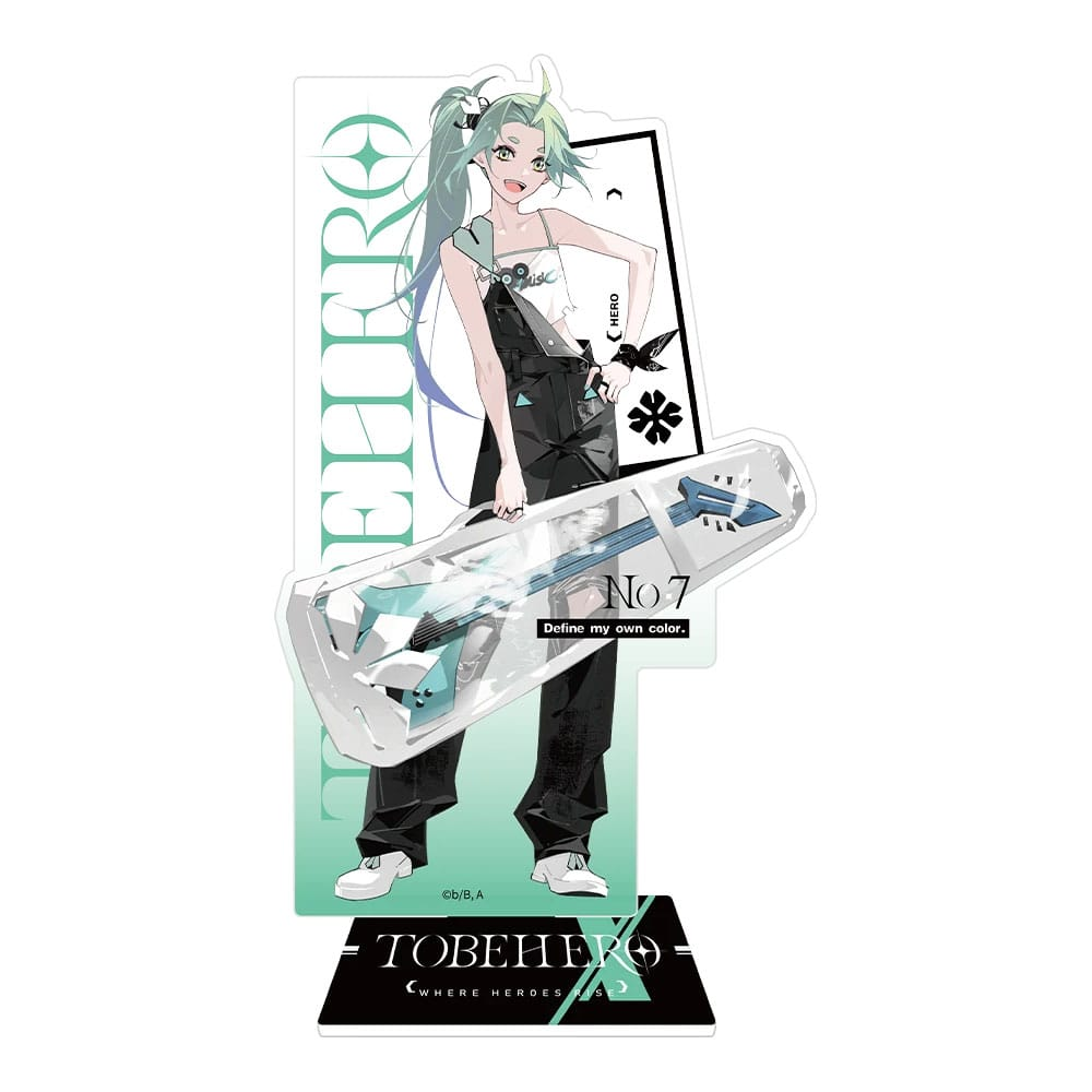 To Be Hero X Acrylic Stand Hero Show Series Lucky Cyan