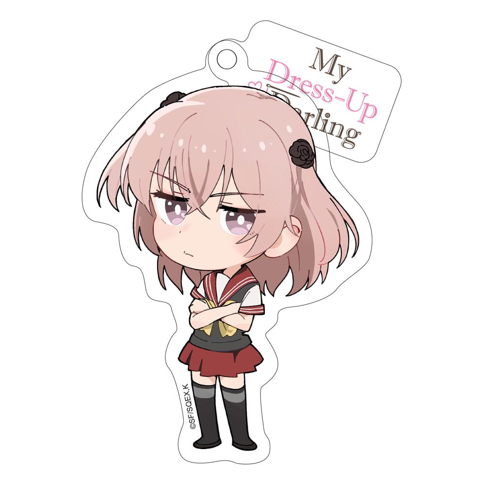 My Dress-Up Darling Acrylic Keychain Sajuna Chibi Style
