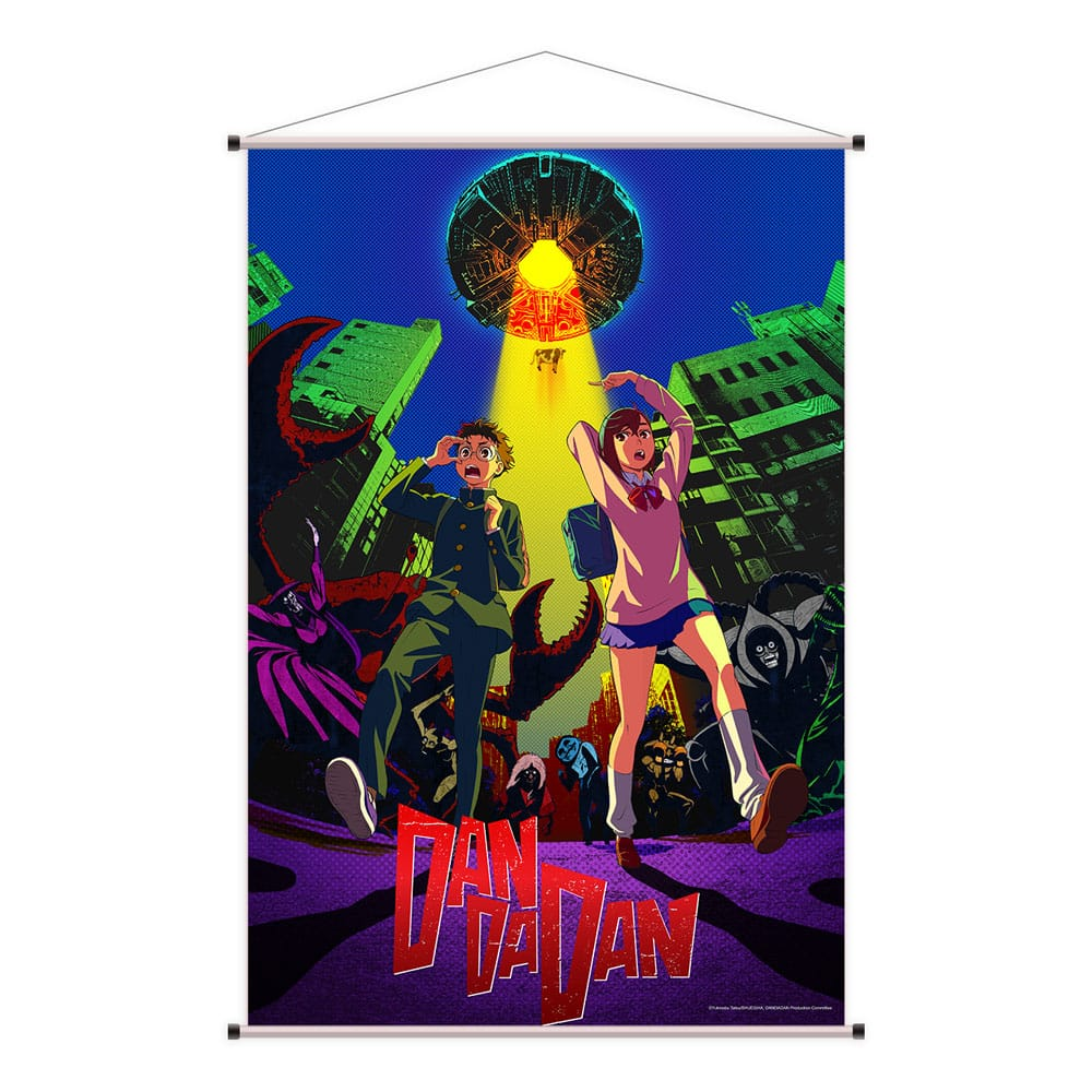 Dandadan Wallscroll Okarun & Momo