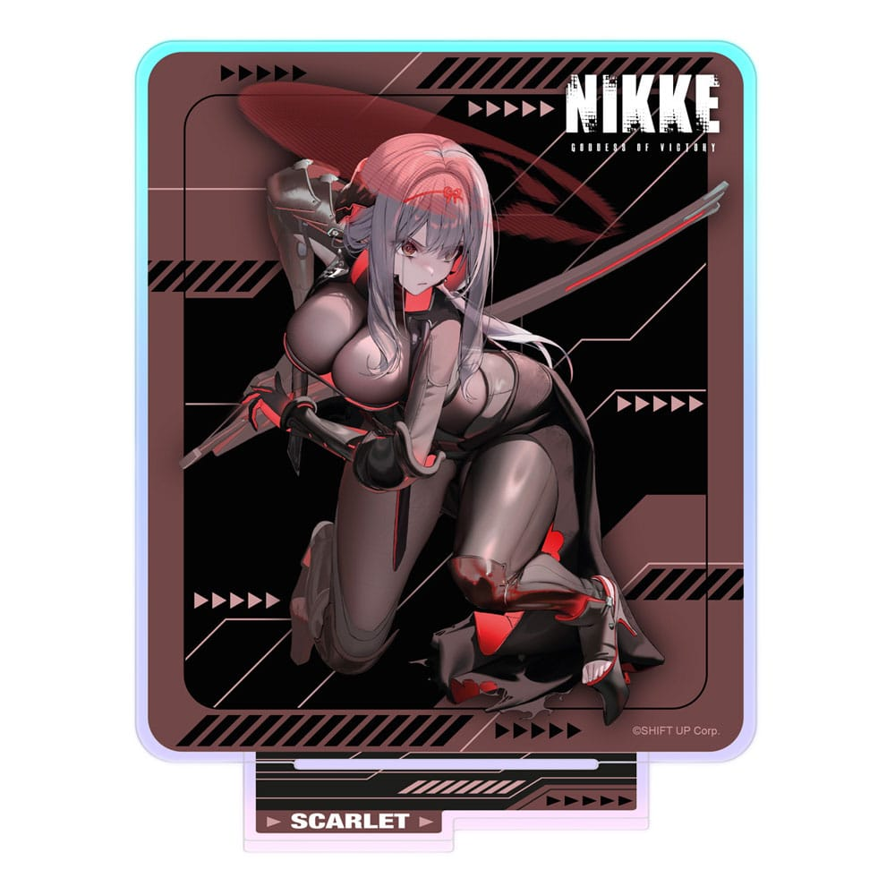 Goddess of Victory: Nikke Crouching Series Holographic Acrylic Stand Scarlet