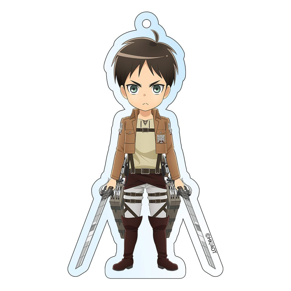 Attack on Titan Holographic Acrylic Keychain Eren Yeager