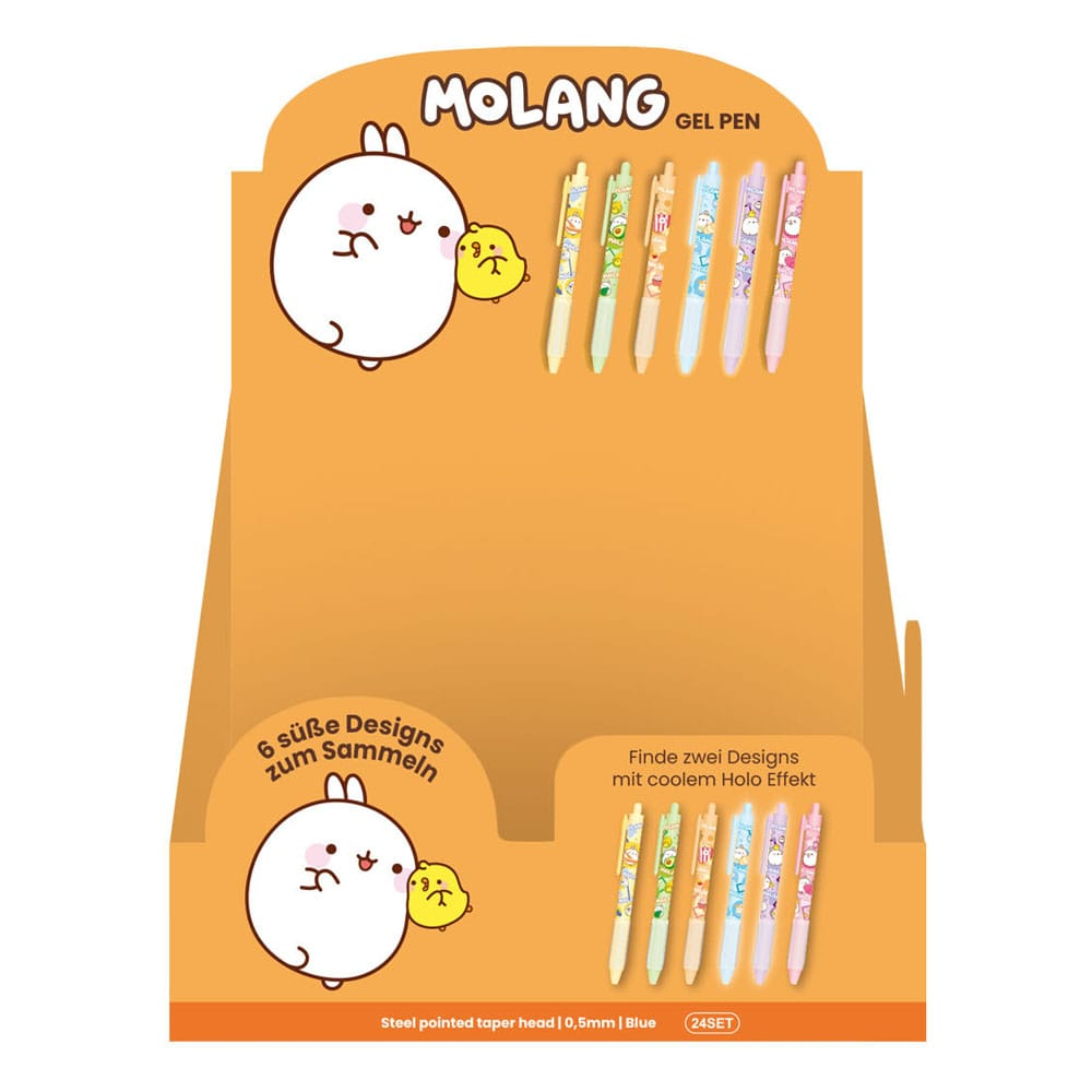 Molang Premium Gel Pens (24) - (Complete Box)