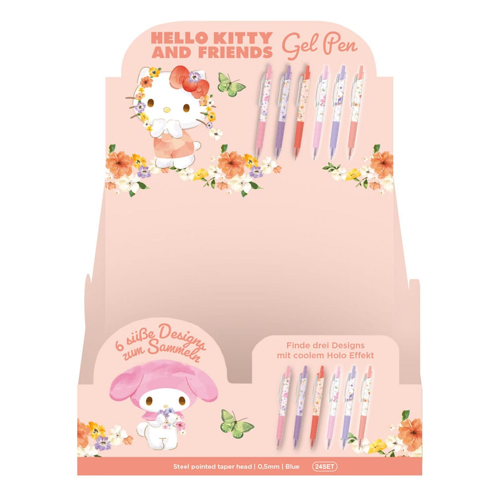Sanrio Premium Gel Pens Hello Kitty & Friends Display (24) - (Complete Box)