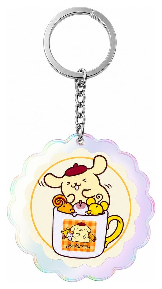 Sanrio Acrylic Keychain Pompompurin 30th Anniversary Squishy Cute Purin Ver. 1