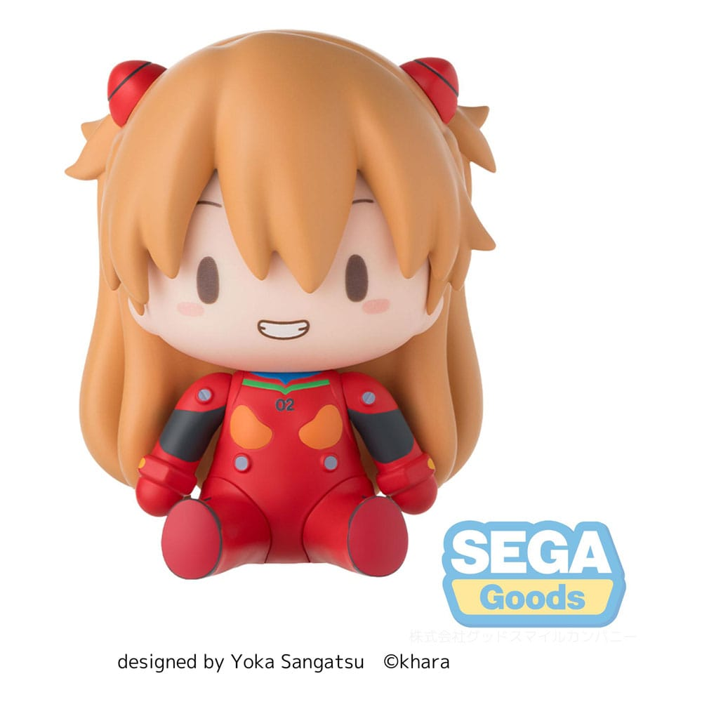 Evangelion: New Theatrical Edition Fuwa Petit Chibi Figure Asuka Langley Plug Suit