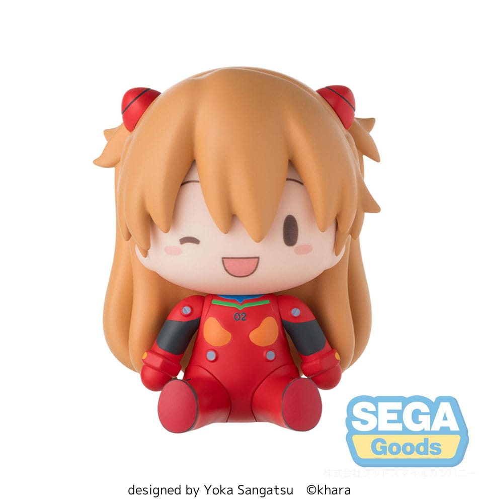 Evangelion: New Theatrical Edition Fuwa Petit Chibi Figure Asuka Langley Plug Suit